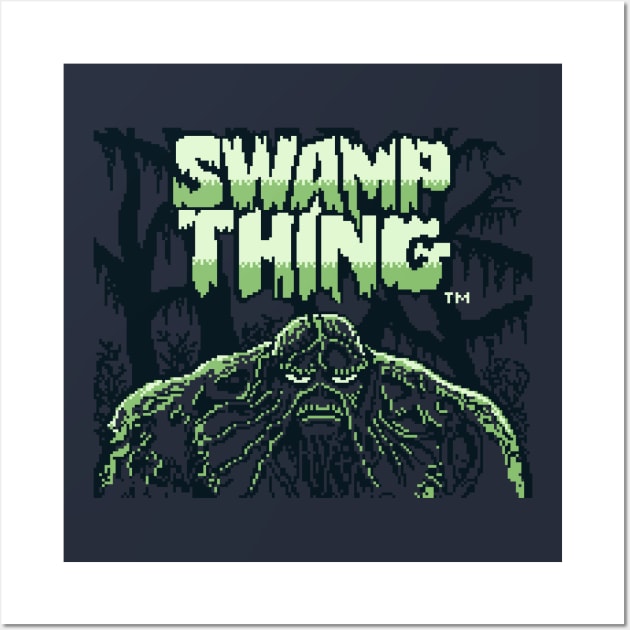 It came from the swamp! Wall Art by Quillix